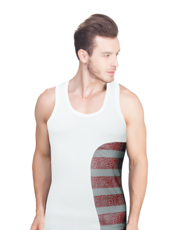 Men's Cotton Vest Pixel Design