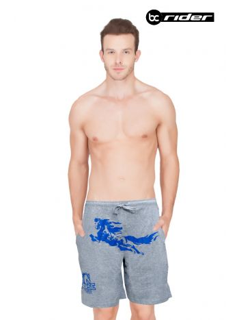 Men's Printed Panther Design Regular Shorts